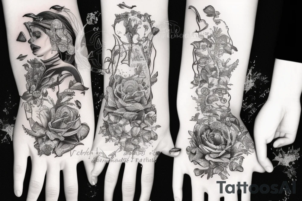 Kinderhand Treue love tattoo idea