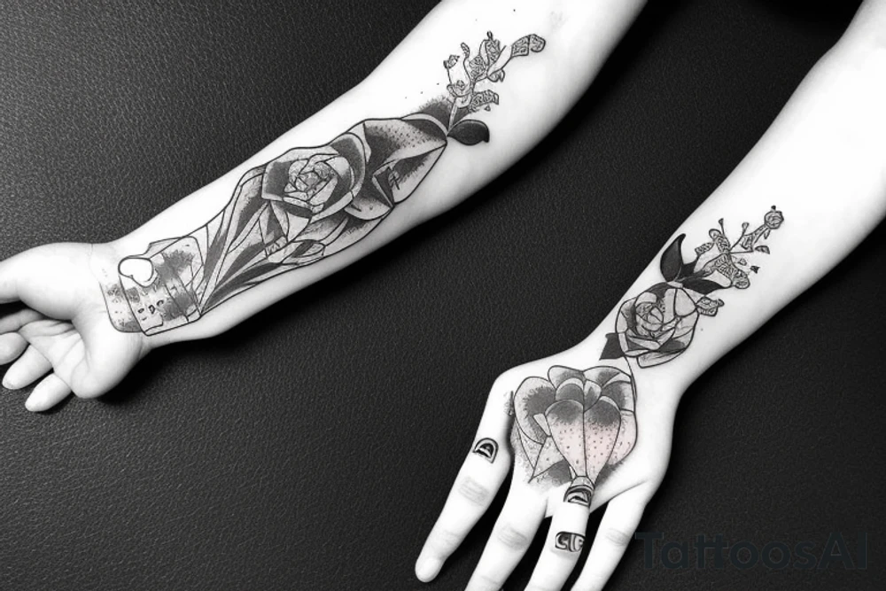 Kinderhand Treue love tattoo idea