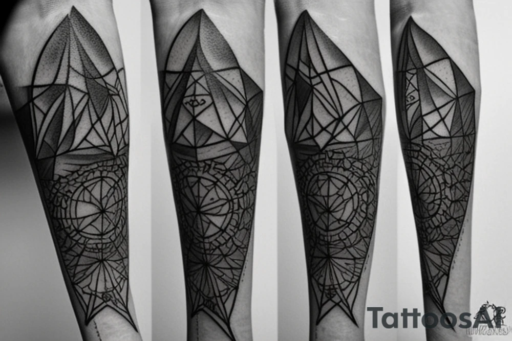 Minimalist dungeons and dragons tattoo idea