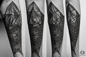 Minimalist dungeons and dragons tattoo idea