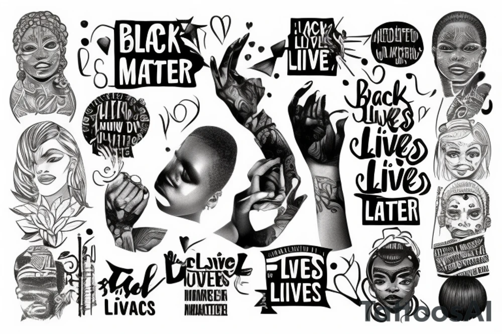 Black Lives Matter tattoo idea