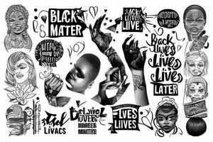 Black Lives Matter tattoo idea