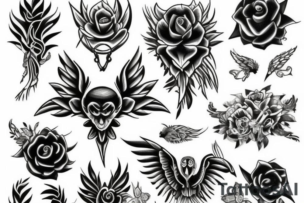 fenix from flowers tattoo idea