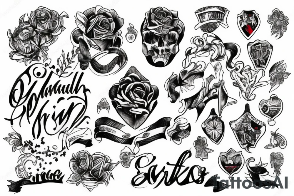 Germany pride tattoo idea