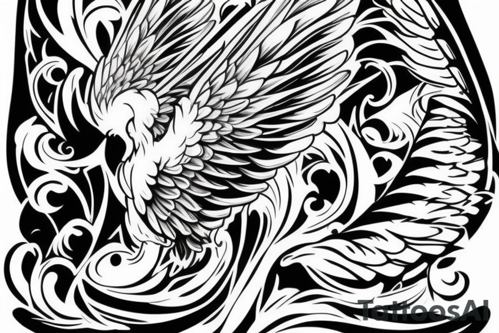 wing to back. tattoo idea