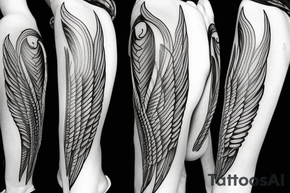 wing to back. tattoo idea