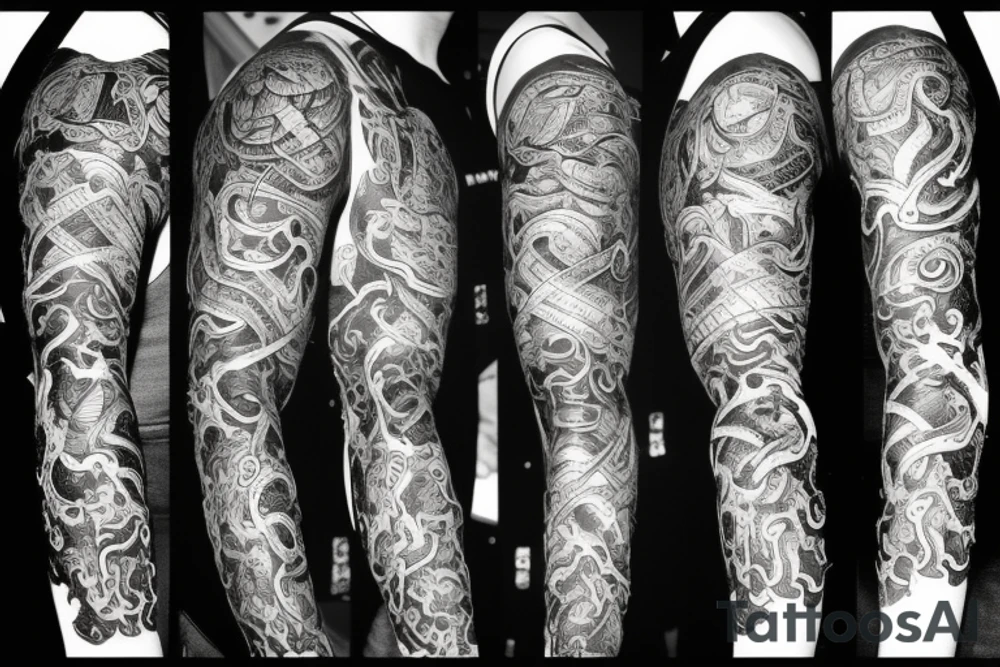 A picture of a Chimera tattoo idea