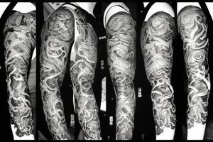 A picture of a Chimera tattoo idea