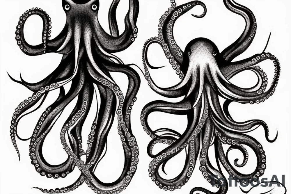 octopus in bottle tattoo idea