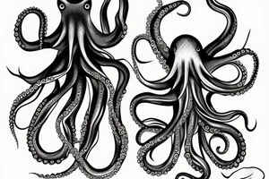 octopus in bottle tattoo idea