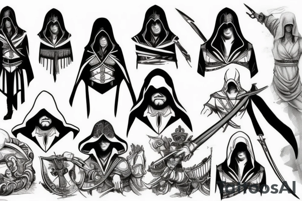 assassins creed tattoo idea