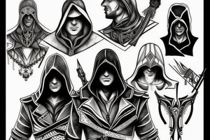 assassins creed tattoo idea