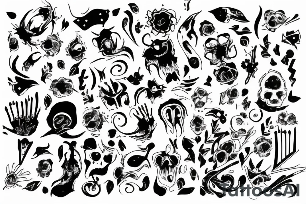 Chaotic in the inside, organized on outside tattoo idea