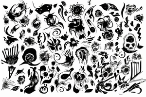 Chaotic in the inside, organized on outside tattoo idea