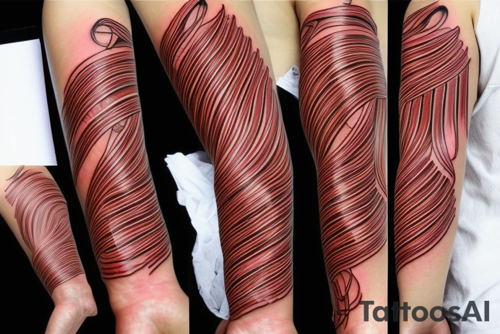 straight twizzler tattoo idea