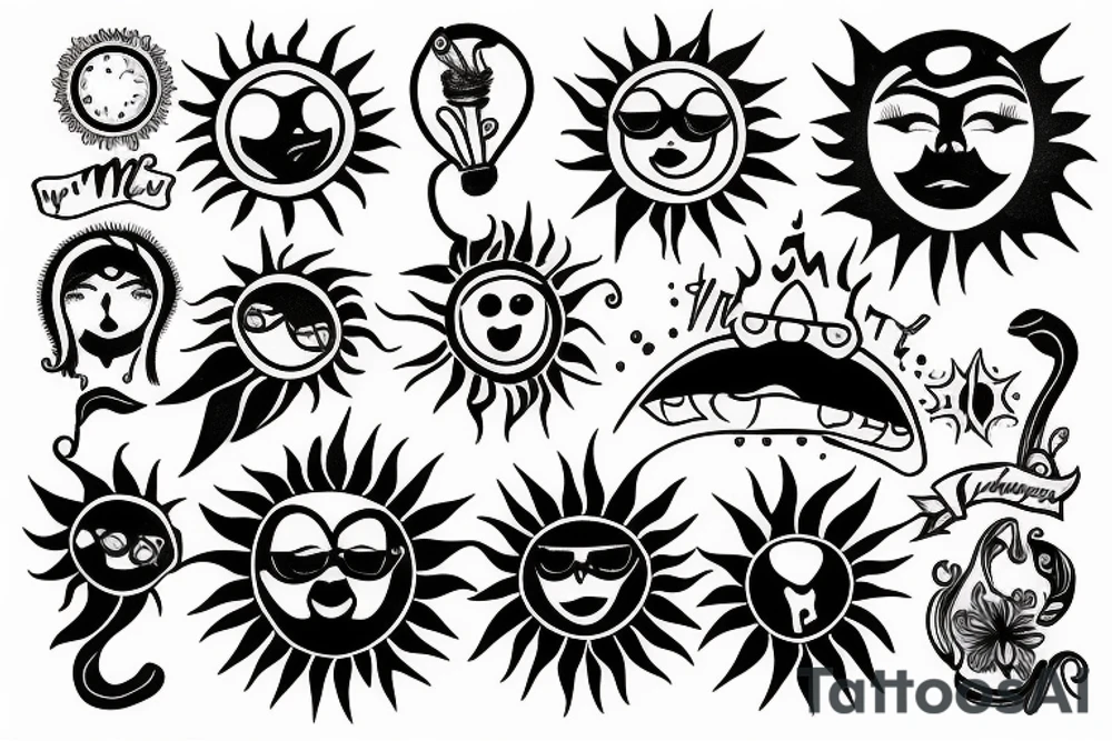 you are my sunshine tattoo idea