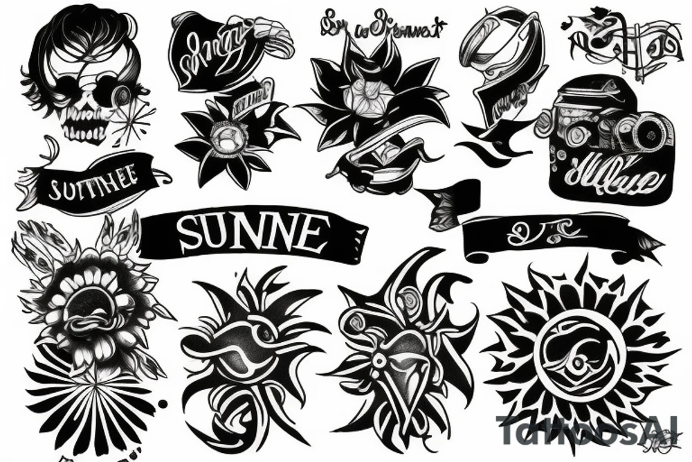 sunshine tattoo idea