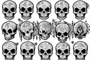 Skeleton Atlas tattoo tattoo idea