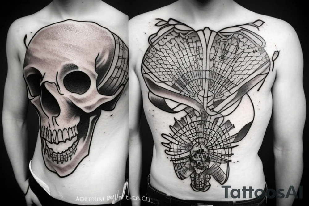 Skeleton Atlas tattoo tattoo idea