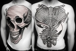 Skeleton Atlas tattoo tattoo idea