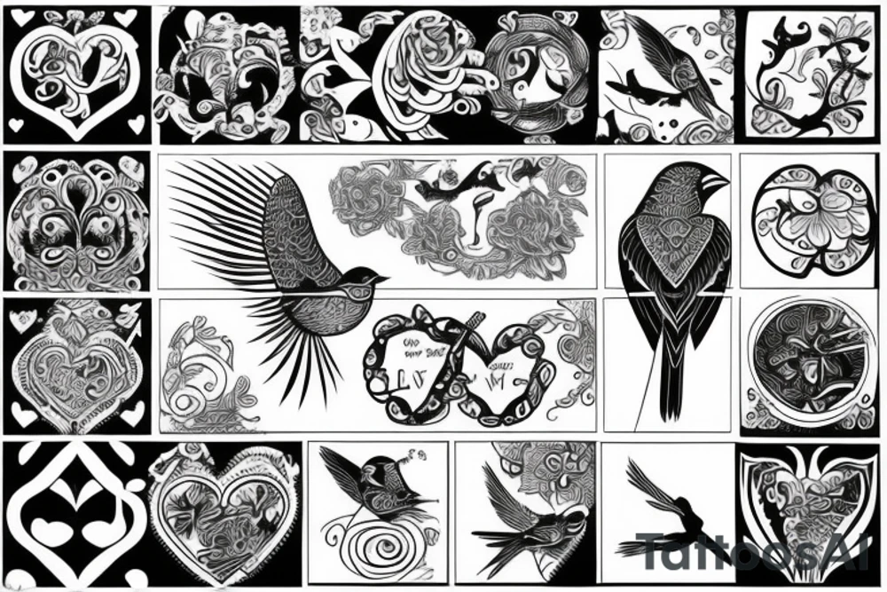A bird meaning protection, love, friends tattoo idea