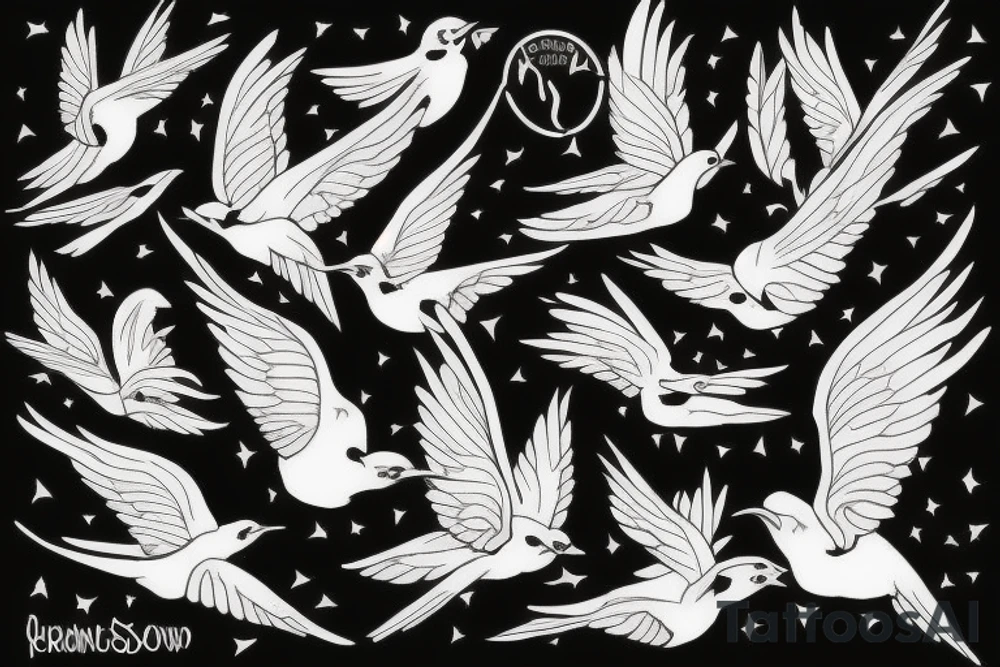 swallow tattoo idea