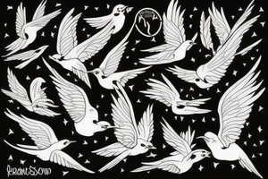 swallow tattoo idea