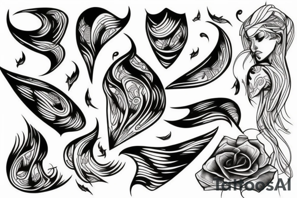 speed wind tattoo idea