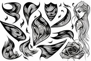 speed wind tattoo idea