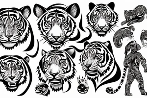 tiger tattoo idea
