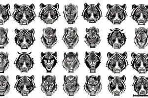 tiger tattoo idea