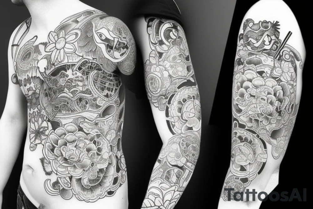 japanese style tattoo idea