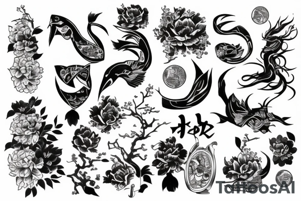 japanese style tattoo idea