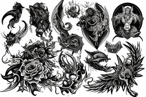 fantasy art tattoo idea