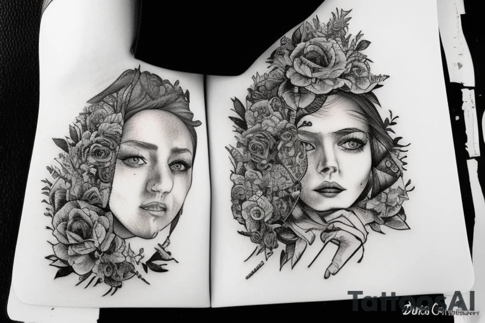 Betende hände tattoo idea