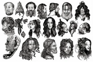 Betende hände tattoo idea