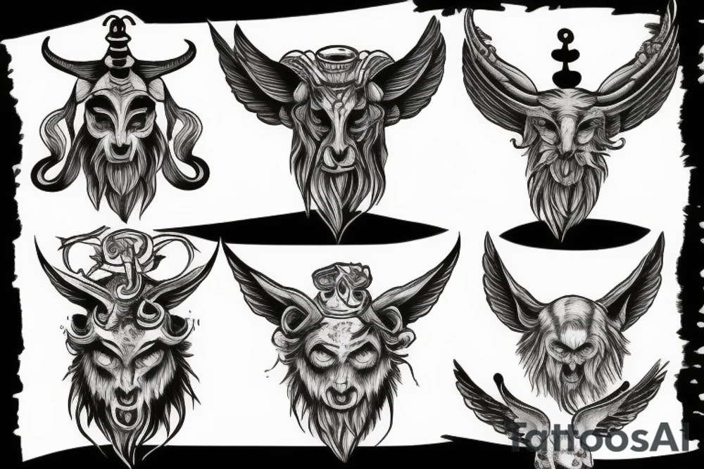 Baphomet tattoo idea