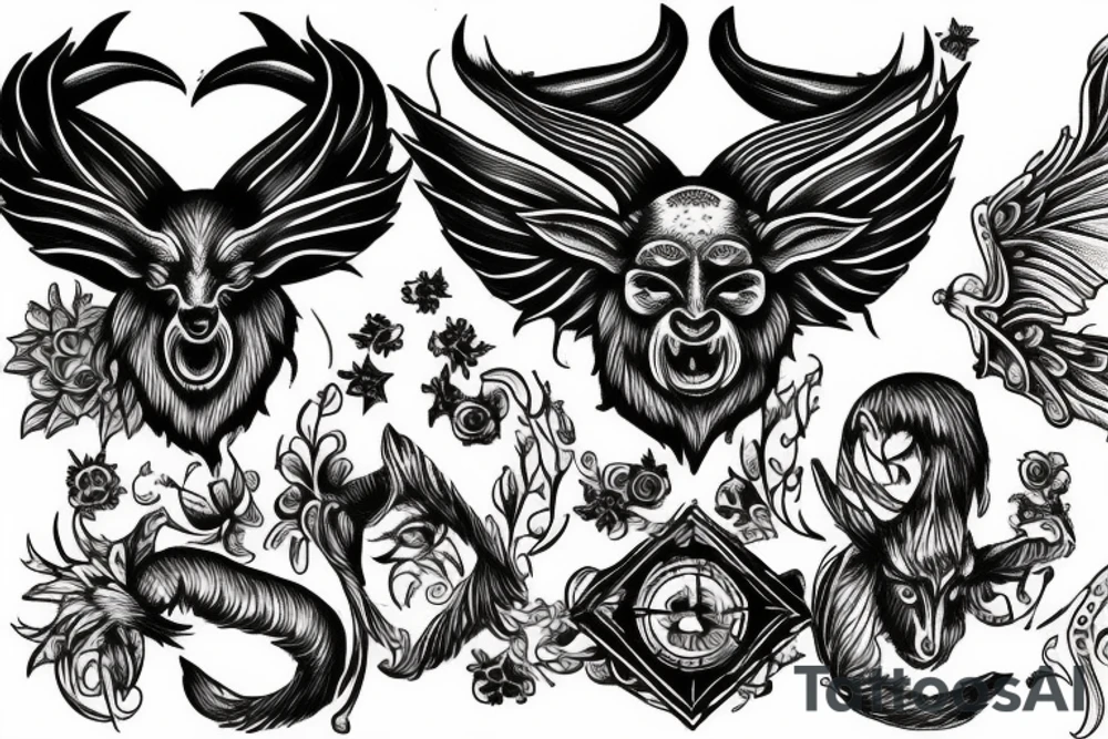 Baphomet tattoo idea