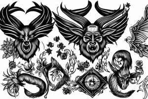 Baphomet tattoo idea