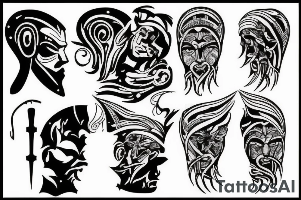 zeus with a scar tattoo idea