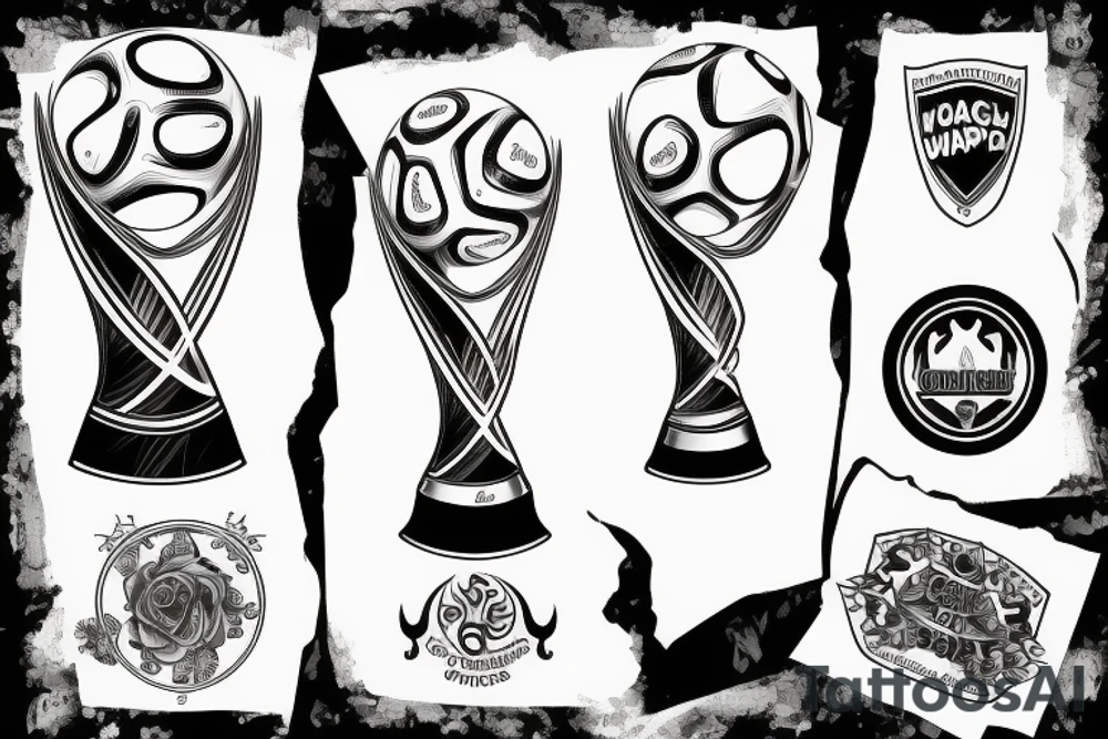 World Cup trophy tattoo idea