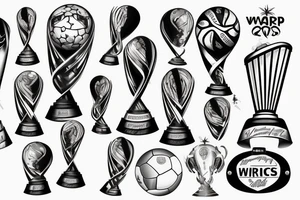 World Cup trophy tattoo idea