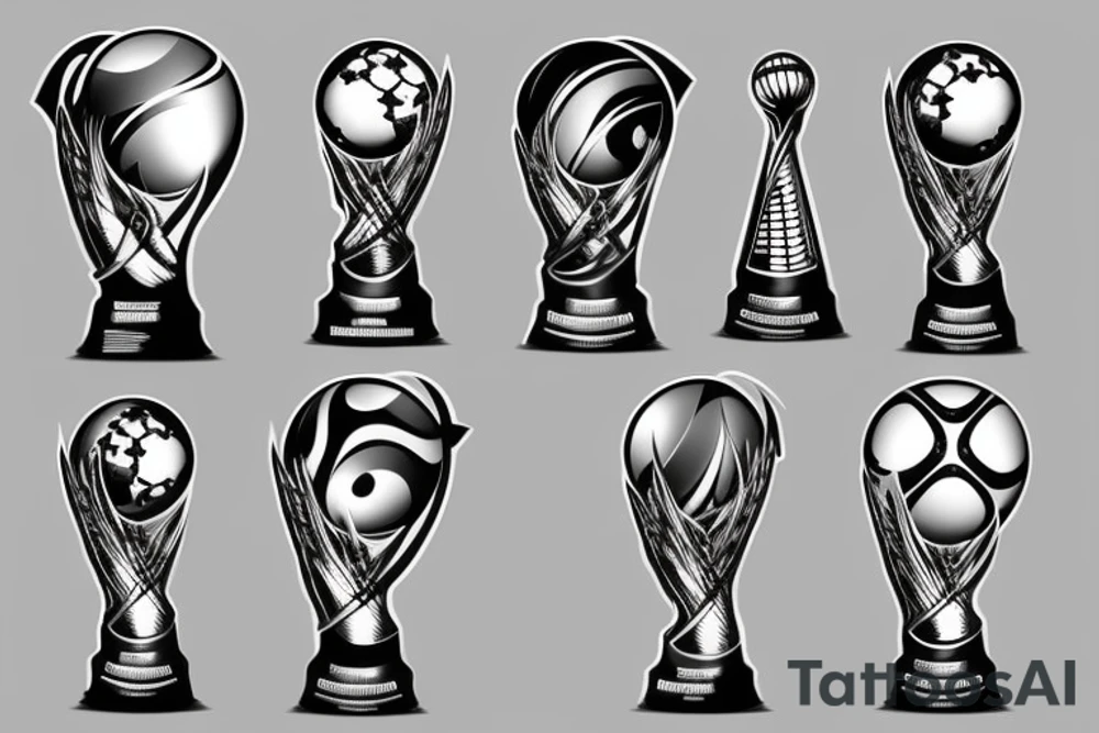 World Cup trophy tattoo idea