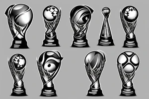 World Cup trophy tattoo idea