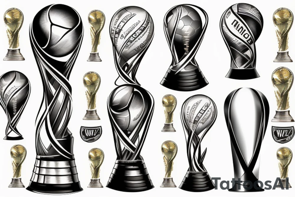 World Cup trophy tattoo idea