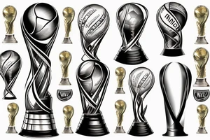 World Cup trophy tattoo idea