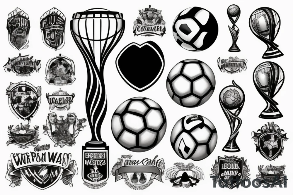 World Cup trophy tattoo idea