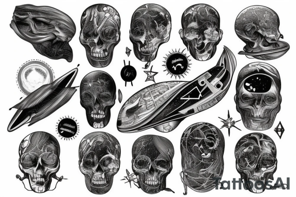 Interstellar anatomical tattoo idea