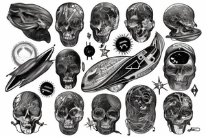 Interstellar anatomical tattoo idea