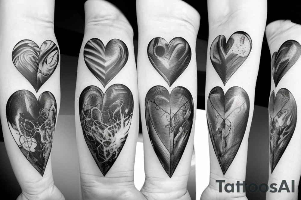 Interstellar anatomical heart tattoo idea